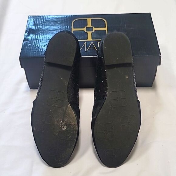 IMAN, Women's Camel Hair and Sequins Flats - Picture 6 of 8